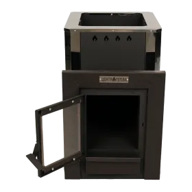 Банная печь Грация 15 Дверка со стеклом