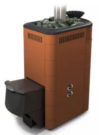 Банная печь Гейзер XXL 2017 Inox ДА ЗК ТО терракота