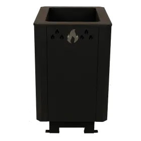 Банная печь Грация 20 Black со стеклом