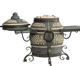 Керамический тандыр Тамерлан цвет Графит