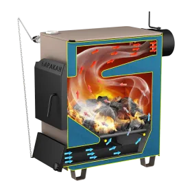 Твердотопливный котел Каракан 14ТЭГ 3