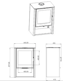 Стальная печь-камин Севан 7 Стальная печь-камин Севан 7