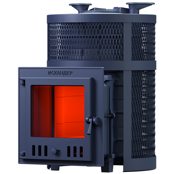 Чугунная печь для бани Искандер ЗК 25 (M) Pro Ураган
