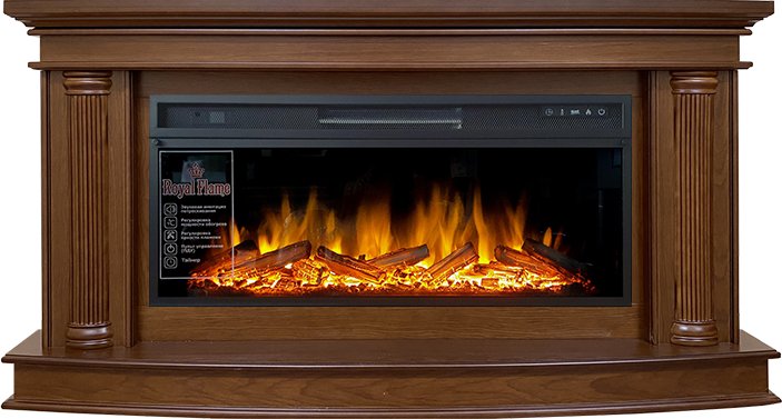 Каминокомплект Royal Flame Rome - Каштан с очагом Vision 42 LOG LED