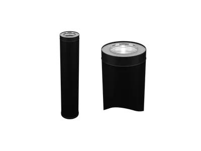 Сэндвич 1 м (430/0,8 мм + нерж / эмаль /600°) Blackside Ф115х200 Ceramics