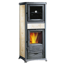 Печь-камин La Nordica TermoRossella Plus c/ Forno D.S.A. Pergamena (бежевый)