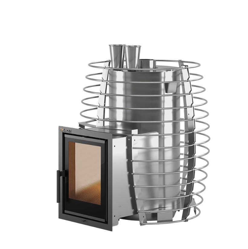 Печь для бани Эверест "Steam Heat" 24 INOX б/в