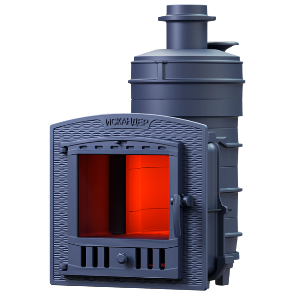Чугунная банная печь Искандер ЗК 16 (П2)