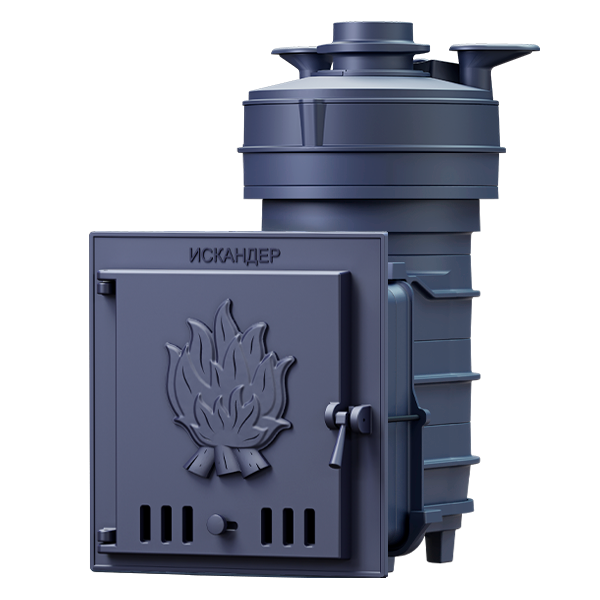 Чугунная банная печь Искандер ЗК 18 Pro