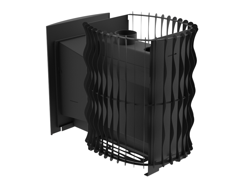 Стальная банная печь Подкова 14
