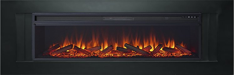 Каминокомплект Royal Flame Line 60 - Черный с очагом Vision 60 LOG LED