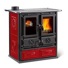 Печь-камин La Nordica ROSETTA SINISTRA 16 CERAMICA LIBERTY BORDEAUX (бордовый)