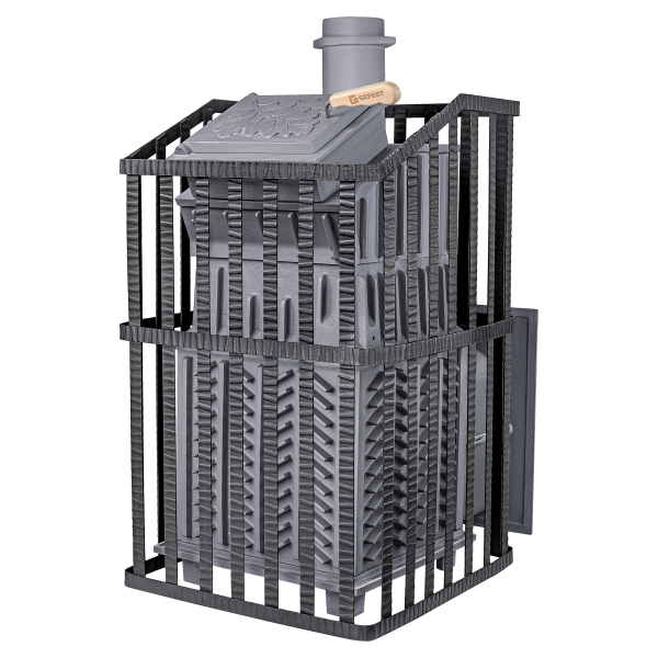 Чугунная банная печь Grom 50 (П2) Ураган