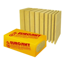 Плиты теплоизоляционные EURO-ЛИТ 150/Ф1 (1000*600*30) фольгированный