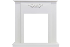 Каминокомплект Capri - Белое дерево делюкс с очагом Majestic FX M Brass
