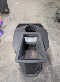 Стальная банная печь ОКТА 20 ЗК сетка, сталь 5/10 мм