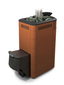 Банная печь Гейзер Супер XXL Inox ДА ЗК терракота