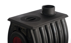 Чугунная отопительно-варочная печь-камин Сибирь 11 кВт