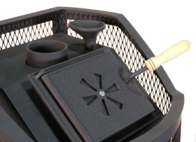 Банная печь Сибирь ЗК Панорамная дверца