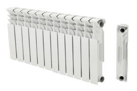 Радиатор алюминиевый AL-100-500 (10 секций)