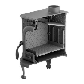 Чугунная печь-камин отопительная ПМЧ-6С