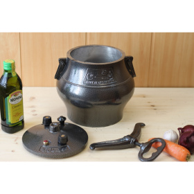 Афганский казан 15 литров, черный