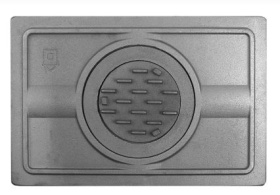 П1-9А Чугунная плита с одним отверстием для конфорок 510х340х15