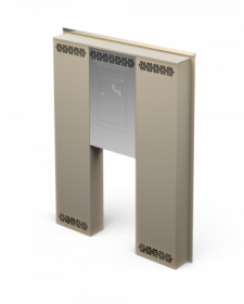 Экран защитный фронтальный 18 бежевый