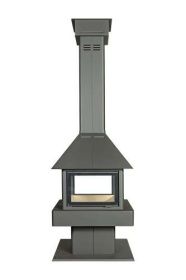 Печь-камин Эклипс островной гигант