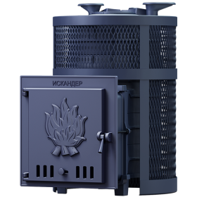 Чугунная печь для бани Искандер ЗК 18 Pro Ураган
