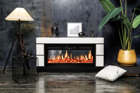Портал Royal Flame Modern 42 SFT - Белый с черным