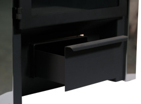 Банная печь Сибирь ЗК Панорамная дверца