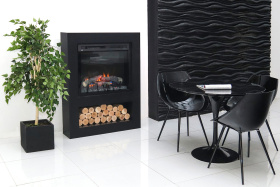 Каминокомплект Loft - Черный с очагом XHD28L-INT
