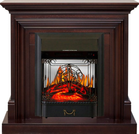 Каминокомплект Bradford - Темный дуб с очагом Majestic FX M Black RC