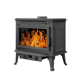 Чугунная печь-камин Везувий RICH-15 Антрацит Чугунная печь-камин Везувий RICH-15 Антрацит