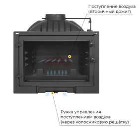 Чугунная каминная топка EVEREST D10
