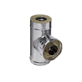 Сэндвич-тройник 90° (AISI 430/0,8мм + нерж.) Ф250х350