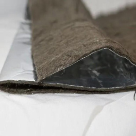 Базальтовый картон 1000х600х10мм фольгированный