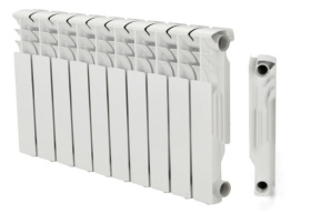 Радиатор алюминиевый AL-80-350 (10 секций)