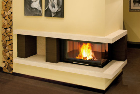 Каминная топка La Nordica Monoblocco 800 Angolo SX