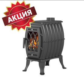 Чугунная печь-камин Везувий BX-09 Антрацит Чугунная печь-камин Везувий BX-09 Антрацит