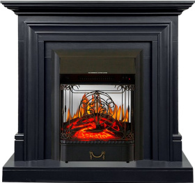 Каминокомплект Bradford - Серый графит с очагом Majestic FX M Black RC