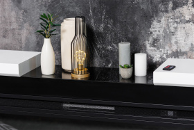 Каминокомплект Soho - Серый графит с очагом Vision 60 LOG LED