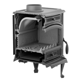 Чугунная печь-камин отопительная ПМЧ-12С