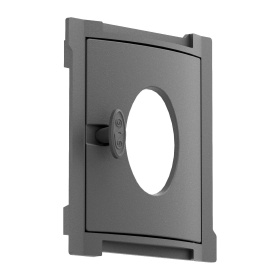 Дверка топочная уплотненная ДТУ-4АС, под стекло