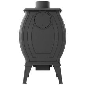 Чугунная печь-камин отопительная ПМЧ-10С