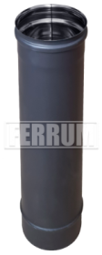 Дымоход L 500мм (AISI 430 0,8 мм) Blackside Ф150