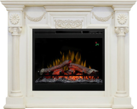 Каминокомплект London - Слоновая кость с очагом Symphony 26'' DF2624L-INT