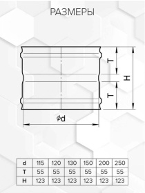 Адаптер ПП (AISI 430 0,8 мм) Ф150