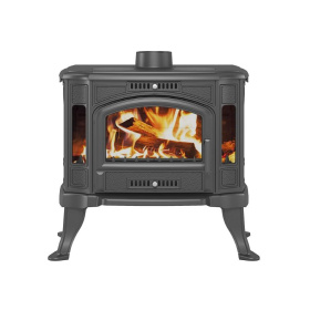 Чугунная печь-камин Везувий KZ-14PS Антрацит Чугунная печь-камин Везувий KZ-14PS Антрацит